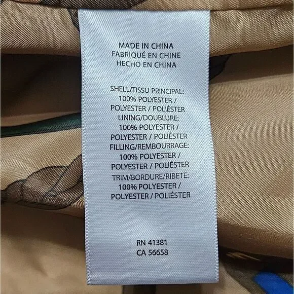 Lauren Ralph Embroidered Quilted Hooded Jacket Size:XL  NWT - Picture 8 of 11